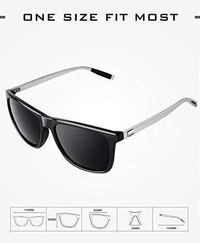 GQUEEN Gafas de sol polarizadas Clásico Retro para Hombre y Mujer UV400 GQ33