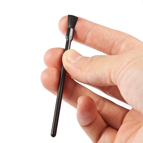 Gracelaza 100 Piezas Desechable Varitas de Brillo Pincel de Labios del Aplicador Kits de Maquillaje, Negro