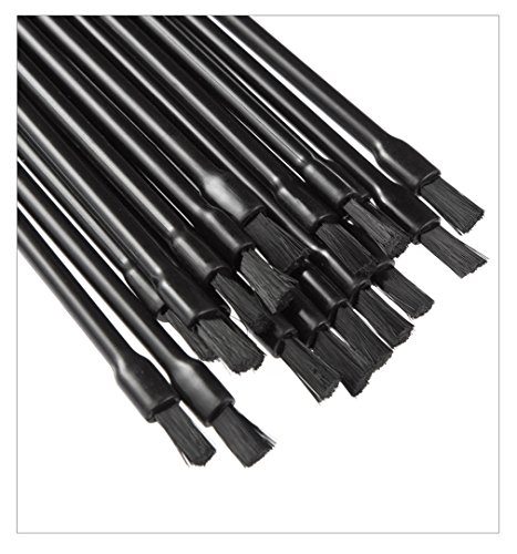 Gracelaza 100 Piezas Desechable Varitas de Brillo Pincel de Labios del Aplicador Kits de Maquillaje, Negro