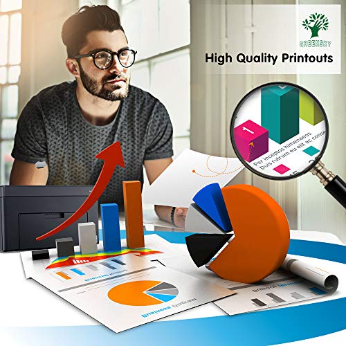 GREENSKY LC3213 LC-3213 Cartucho de Tinta de Repuesto Compatible con Brother MFC-J890DW MFC-J895DW MFC-J497DW DCP-J772DW J572DW J774DW 4 Paquete (1 Negro, 1 Cian, 1 Magenta, 1 Amarillo)