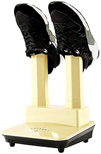 Guantes y secador de Zapatos, Botas y Zapatos Secadora cálido con Contador de Tiempo, portátiles Calzado Calentador, Funciones de reservación térmico (Color : Yellow)
