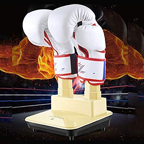 Guantes y secador de Zapatos, Botas y Zapatos Secadora cálido con Contador de Tiempo, portátiles Calzado Calentador, Funciones de reservación térmico (Color : Yellow)