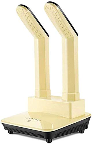 Guantes y secador de Zapatos, Botas y Zapatos Secadora cálido con Contador de Tiempo, portátiles Calzado Calentador, Funciones de reservación térmico (Color : Yellow)