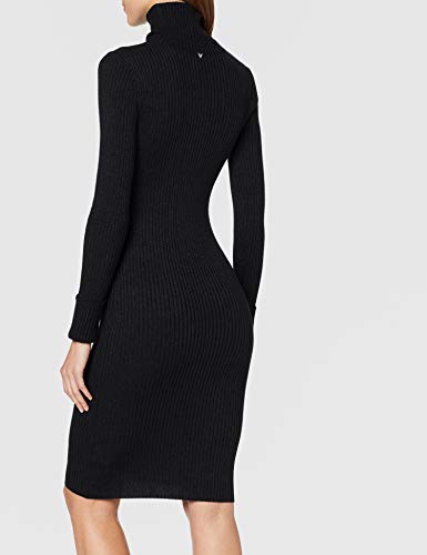 Guess Alice Dress Swtr Vestido, Negro (Jet Black A996 Jblk), Large para Mujer