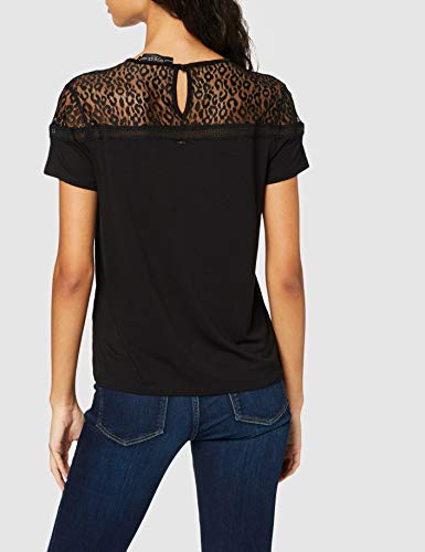 Guess Alicia Top Camiseta, Negro, XS para Mujer
