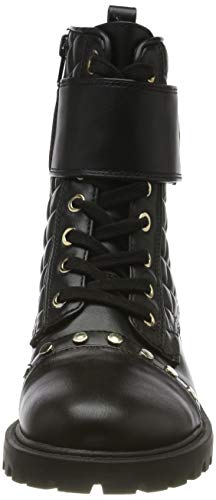Guess Heathir/Stivaletto (Bootie)/le, Botas Biker para Mujer, Negro (Black Black Bl), 38 EU