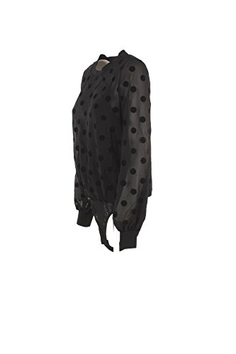 Guess LS Alicia Top Camiseta, Negro (Jet Black Jet Black), S para Mujer