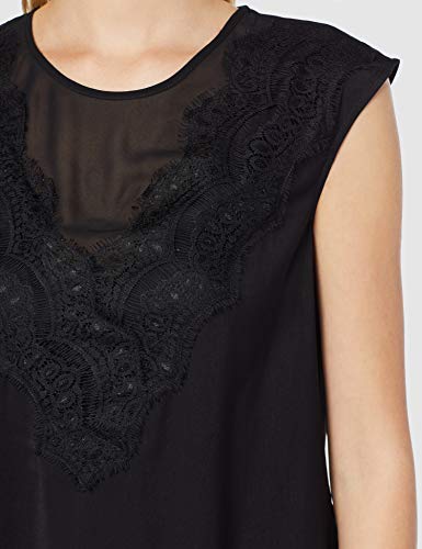 Guess SL Robyn Top Camiseta de Tirantes, Negro (Noir De Jais Jblk), Small para Mujer