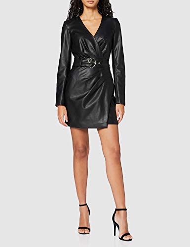 Guess Veronika Dress Vestido, Negro, S para Mujer