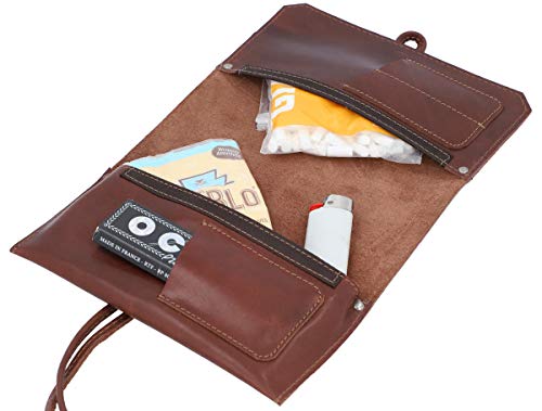 Gusti Leder studio Godwin Bolso de Tabaco de Liar Vintage Retro Piel de Búfalo Trabajo Universidad 2T4-22-6