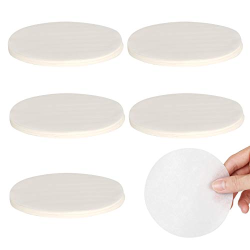 GWHOLE 500 Hojas Papel Antiadherente Horno Papel Redondo para Hamburguesas, Cheeseburgers, Albóndigas, Sartén, Barbacoa