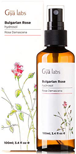 Gya Labs Bulgarian Rose Water Spray For Skin Care & Hair Care - Face Mist Spray To Moisturize Dry Skin - Hair Spray For Frizzy Hair - 100% Pure Unrefined Essential Oil Spray & Body Mist - 100ml