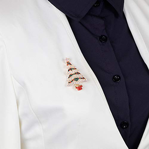 Gysad Serie boutique de navidad Broches de bisuteria baratos Exquisito y encantador Broche mujer Bufanda, sombrero, ropa Alfiler broche size 5.6 * 3.3cm (#2)