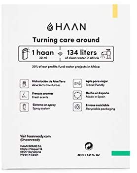 HAAN HIGIENIZANTE DE MANOS EN SPRAY | Hecho en España (PACK 5 FRAGANCIAS)
