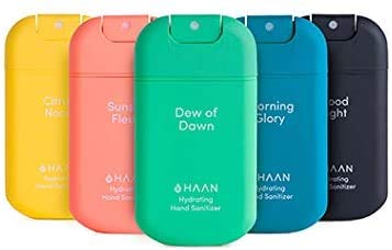 HAAN HIGIENIZANTE DE MANOS EN SPRAY | Hecho en España (PACK 5 FRAGANCIAS)