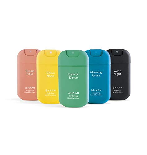 HAAN HIGIENIZANTE DE MANOS EN SPRAY HYDRATING WOOD NIGHT HAND SANITIZER 30ML - Desinfectante de manos | Evita la transmisión de enfermedades | Cabe en cualquier bolsillo | Hecho en España