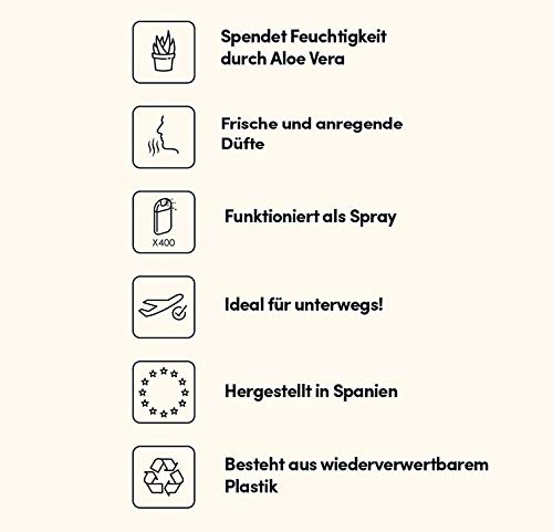 HAAN HIGIENIZANTE DE MANOS EN SPRAY HYDRATING WOOD NIGHT HAND SANITIZER 30ML - Desinfectante de manos | Evita la transmisión de enfermedades | Cabe en cualquier bolsillo | Hecho en España