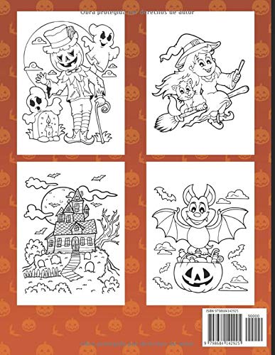 Halloween Libro para Colorear para Niños: Dibujos de Halloween para colorear para niños de a partir de los 3 años