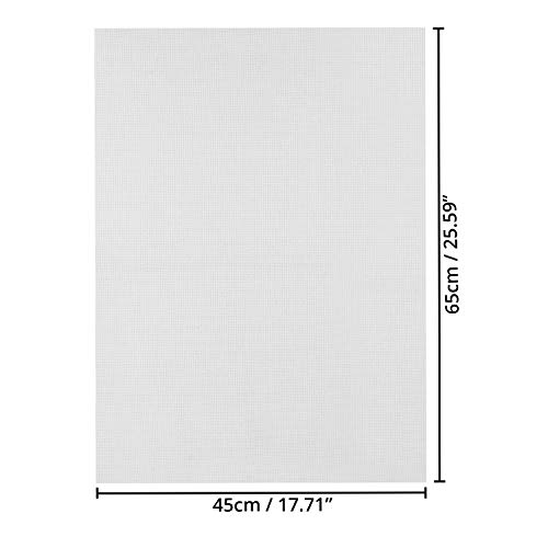 Handi Stitch Punto de Cruz Tela (Pack de 2) - 65 cm x 45 cm - Tela 14 para Costura, Bordado a Mano y a Máquina - Tela Algodón Perfecta para Proyectos Creativos