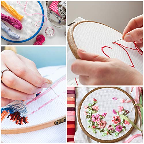 Handi Stitch Punto de Cruz Tela (Pack de 2) - 65 cm x 45 cm - Tela 14 para Costura, Bordado a Mano y a Máquina - Tela Algodón Perfecta para Proyectos Creativos