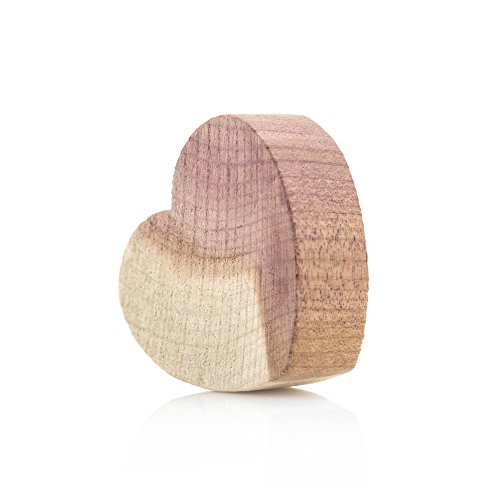 Hangerworld 20 Figuras de Madera de Cedro Antipolilla Natural Cajones y Armarios Protección de Lana