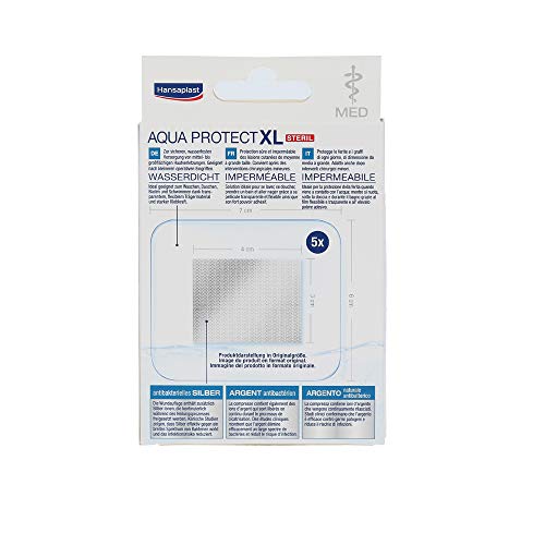 HANSAPLAST med Aqua Protect Pflaster XL 6x7 cm 5 St (1 x 5 St) by Beiersdorf AG