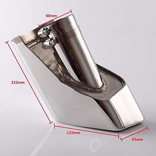 HanT Tubo de escape de coche, accesorios de coche para Land Rover 05~12 Range Rover   oline, punta de silenciador de escape de coche de acero inoxidable 304 cromado