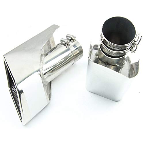 HanT Tubo de escape de coche, accesorios de coche para Land Rover 05~12 Range Rover   oline, punta de silenciador de escape de coche de acero inoxidable 304 cromado