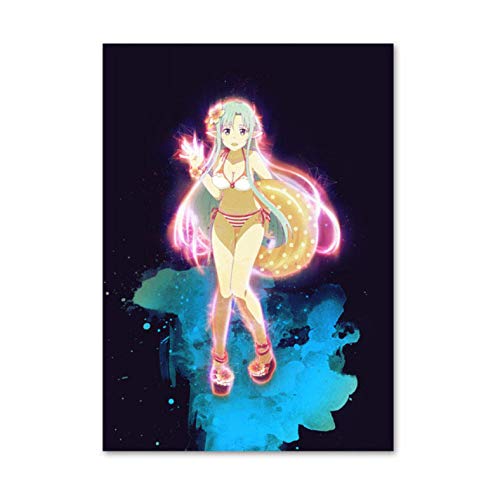 haoziggdeshoop Pintura En Lienzo Nordic HD Anime Prints Collection Pictures Home Decoration Wall Artwork Creative Poster Modular （W:1784） 40X50CM