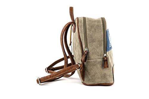 HARVEY MILLER POLO CLUB - Bolso mochila de Sintético para mujer Verde Verde E Marrone