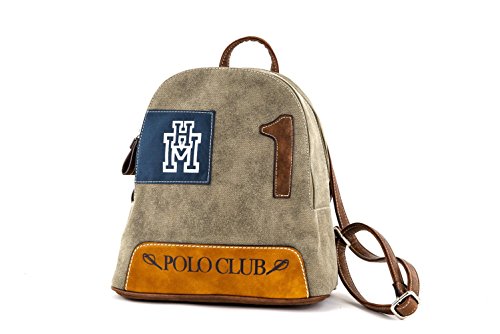 HARVEY MILLER POLO CLUB - Bolso mochila de Sintético para mujer Verde Verde E Marrone