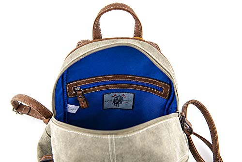 HARVEY MILLER POLO CLUB - Bolso mochila de Sintético para mujer Verde Verde E Marrone
