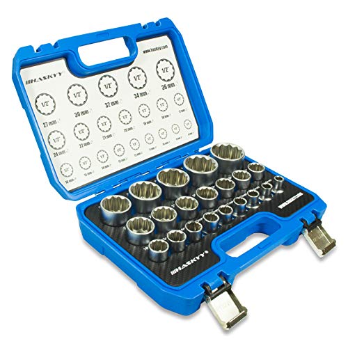 HASKYY® Juego de llaves dentadas, 8 – 36 mm