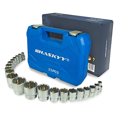 HASKYY® Juego de llaves dentadas, 8 – 36 mm