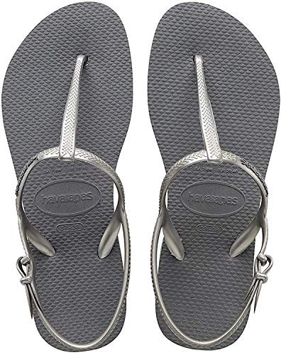 Havaianas Freedom, Sandalias para Mujer, Plateado (Steel Grey), 41/42 EU