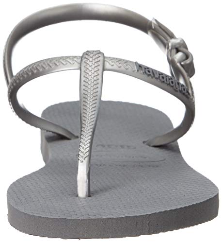 Havaianas Freedom, Sandalias para Mujer, Plateado (Steel Grey), 41/42 EU