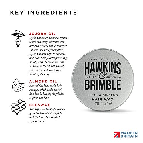 Hawkins & Brimble cera para el cabello, 100 ml