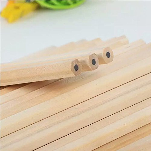 HB Lápices Conjunto de hexágono de grafito de madera básico natural para dibujo Escritura de útiles escolares de oficina 17.9 * 0.7 cm