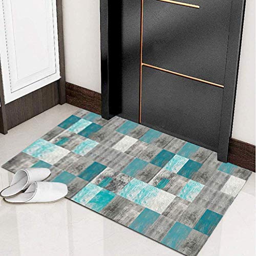 Hciszl Alfombras de Pasillo, Hogar Antideslizante Alfombras Piso Moqueta Mats Pad para Habitación Lavable Decorativo Suave Superficie, para Salón, Pasillo, Pasaje, Habitacion - Cualquier Largo
