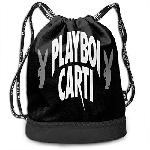 Hdadwy Playboi Carti Paquete de Personalidad multifunción Mochila con cordón Bolsa de Deporte para Todos