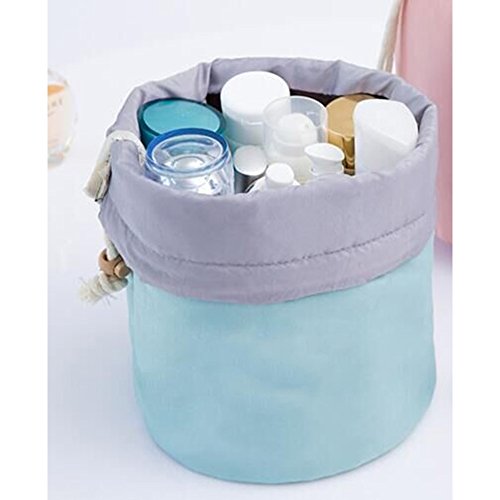 HDBN Bolsas de tocador Llevar a Prueba de Agua Kit de Viaje Organizador de Almacenamiento de baño con Asas de Maquillaje portátil de Viaje, Higiene y Cosmética Bolsa en Caja para Viajar
