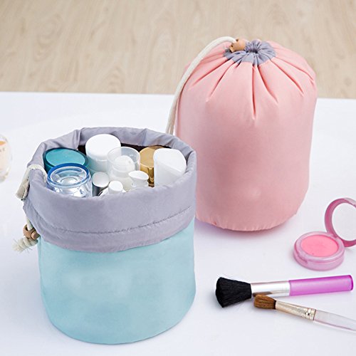 HDBN Bolsas de tocador Llevar a Prueba de Agua Kit de Viaje Organizador de Almacenamiento de baño con Asas de Maquillaje portátil de Viaje, Higiene y Cosmética Bolsa en Caja para Viajar