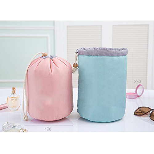 HDBN Bolsas de tocador Llevar a Prueba de Agua Kit de Viaje Organizador de Almacenamiento de baño con Asas de Maquillaje portátil de Viaje, Higiene y Cosmética Bolsa en Caja para Viajar