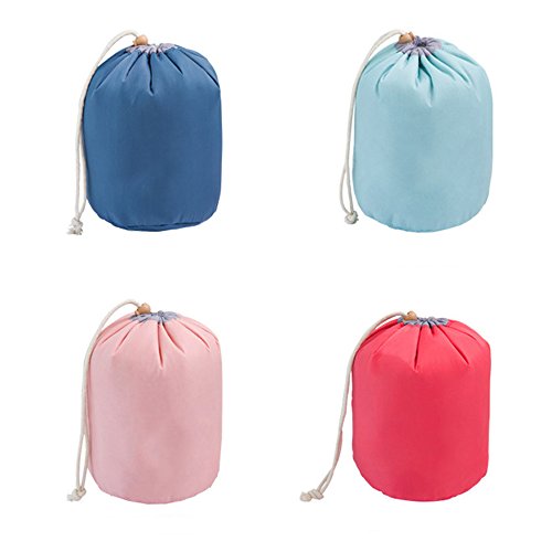 HDBN Bolsas de tocador Llevar a Prueba de Agua Kit de Viaje Organizador de Almacenamiento de baño con Asas de Maquillaje portátil de Viaje, Higiene y Cosmética Bolsa en Caja para Viajar