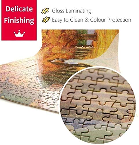 HDHDHD 1000 Piezas de Rompecabezas para Adultos con Temas, Juegos de Rompecabezas para Juegos educativos Familiares, Belleza Japonesa, Rompecabezas de desafío Cerebral para niños