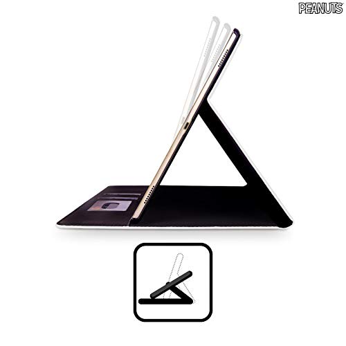Head Case Designs Oficial Peanuts Champú Charlie Brown Barbería de Chuck Carcasa de Cuero Tipo Libro Compatible con Amazon Fire HD 10 (2017)