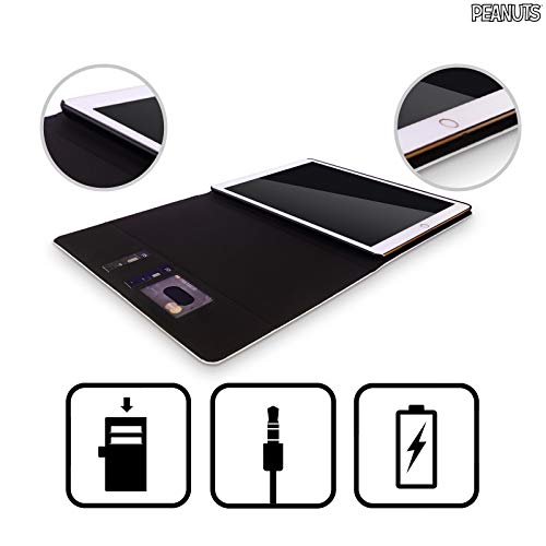 Head Case Designs Oficial Peanuts Champú Charlie Brown Barbería de Chuck Carcasa de Cuero Tipo Libro Compatible con Amazon Fire HD 10 (2017)