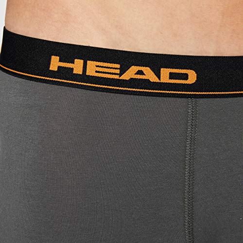 Head Men’s Basic Boxers (5 Pack) Calzoncillos, Sombra Oscura, L (Pack de 5) para Hombre