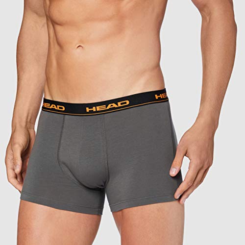 Head Men’s Basic Boxers (5 Pack) Calzoncillos, Sombra Oscura, L (Pack de 5) para Hombre