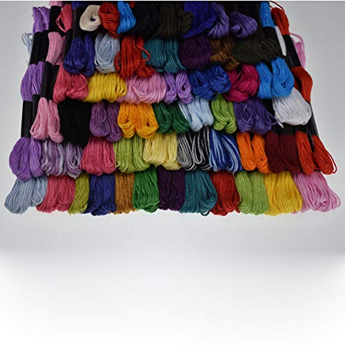 HEALLILY Kit de bordado de aguja de perforación Magic Embroidery Pen Set de aguja de perforación con hilos para bordado de arranque 136 piezas